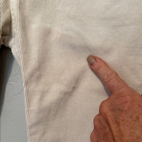 Current/Elliott Cream Soda Corduroy Jeans 27 - Picture 6 of 10